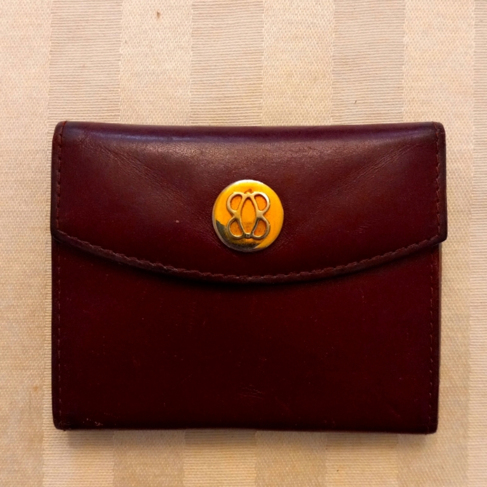 Bosca Vintage Leather Wallet Picture Holder And Wallet